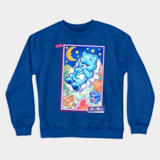 Saturday Morning Tarot XVIII The Moon Crewneck Sweatshirt